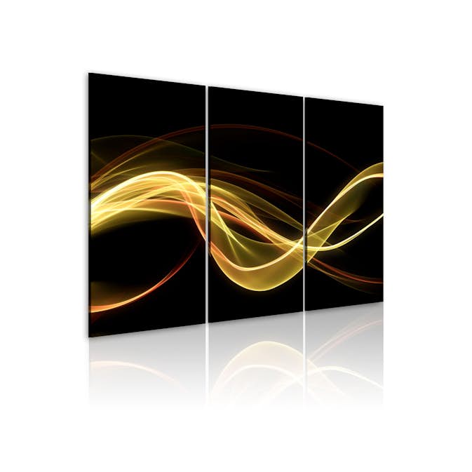 Tavla Arkiio A Bright Smoke On A Black Background 60x40