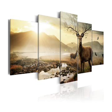 Tavla Arkiio Tundra And Deer