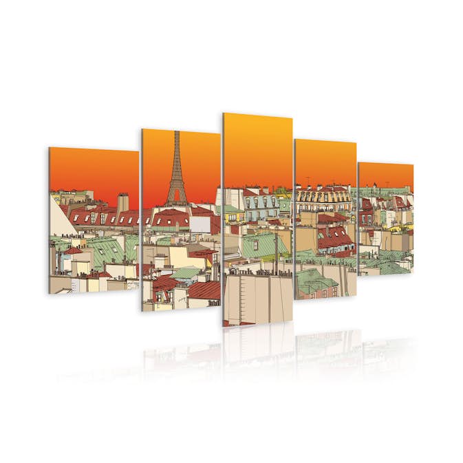 Tavla Arkiio Parisian Sky In Orange Colour