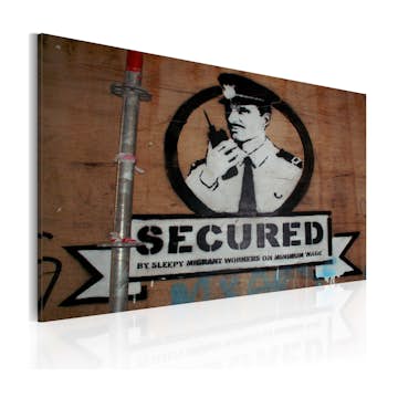 Tavla Arkiio Secured Banksy 60x40