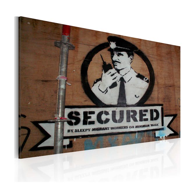 Tavla Arkiio Secured Banksy 60x40