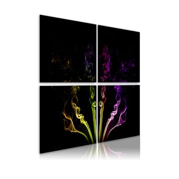 Tavla Arkiio RainbowFärgade Rök Spår