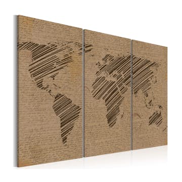 Tavla Arkiio Anteckningar Från World Triptych