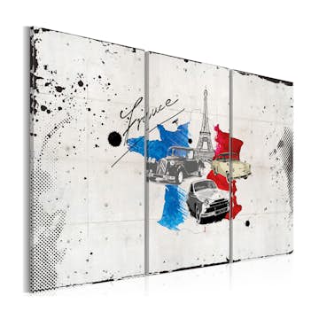 Tavla Arkiio Franska Resenären Triptych