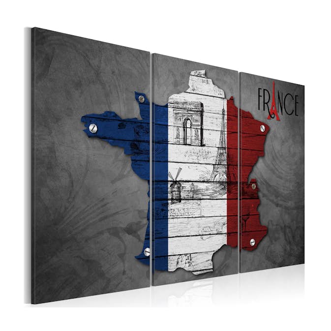 Tavla Arkiio Symboler i Frankrike Triptych