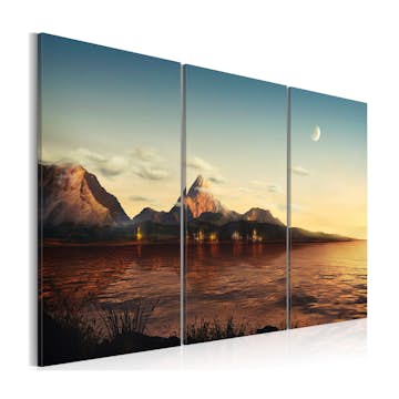 Tavla Arkiio Varm Kväll I Fjällen