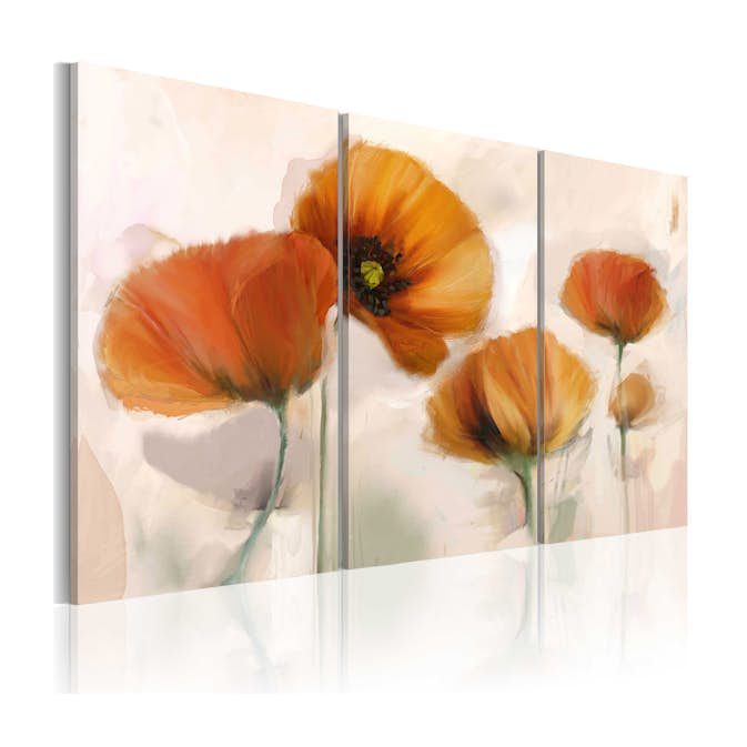 Tavla Arkiio Artistic Poppies Triptych
