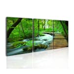 Tavla Arkiio Forest Broadwalk Triptych 120x40