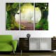 Tavla Arkiio Mysterious Forest Triptych