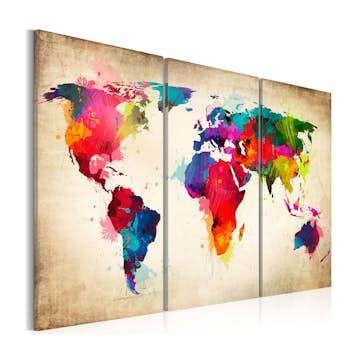 Tavla Arkiio Rainbow Continents