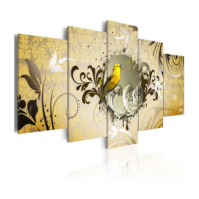 Tavla Arkiio Yellow Bird Singing