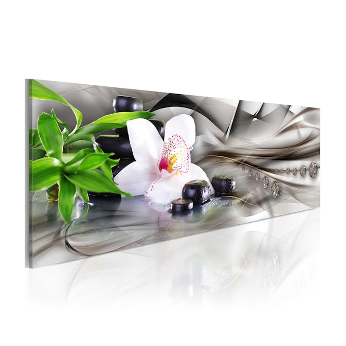 Tavla Arkiio Zen Composition Bamboo Orchid And Stones