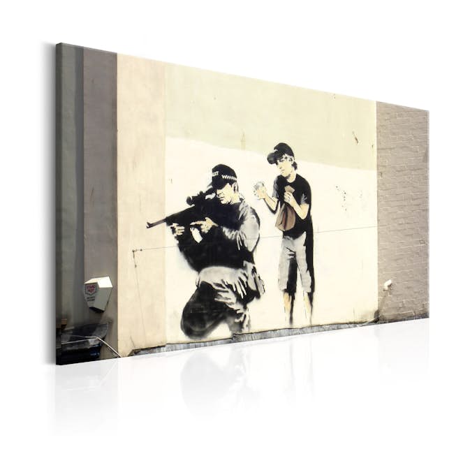 Tavla Arkiio Sniper And Child By Banksy