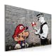 Tavla Arkiio Super Mario Mushroom Cop By Banksy