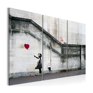 Tavla Arkiio Girl With a Balloon By Banksy