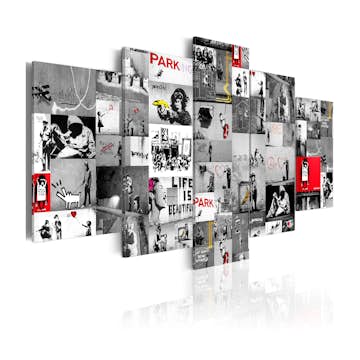 Tavla Arkiio Street Art Banksy IV