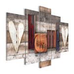 Tavla Arkiio Enchanted Cottage 5 delar 225x100