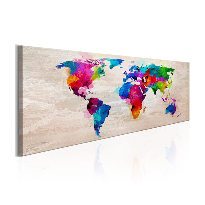 Tavla Arkiio World Map Finesse Of Colours