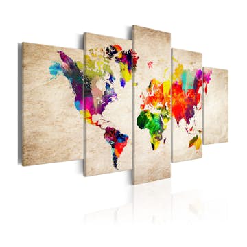 Tavla Arkiio World Map Abstract Fantasy