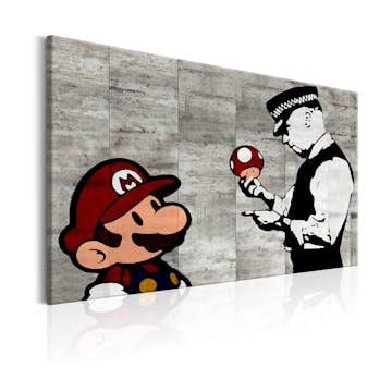 Tavla Arkiio Banksy On Concrete