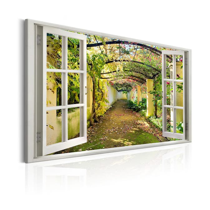 Tavla Arkiio Window View On Pergola