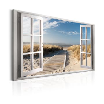 Tavla Arkiio Window View Of The Beach