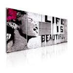 Tavla Arkiio Banksy Life Is Beautiful