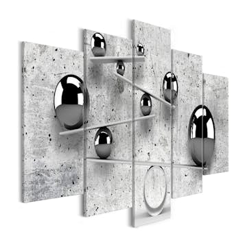 Tavla Arkiio Balls And Concrete Wide 5 delar