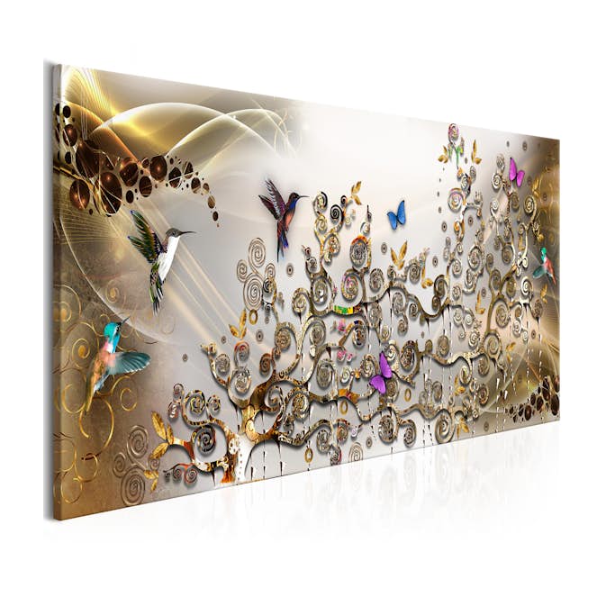 Tavla Arkiio Hummingbirds Dance Guld