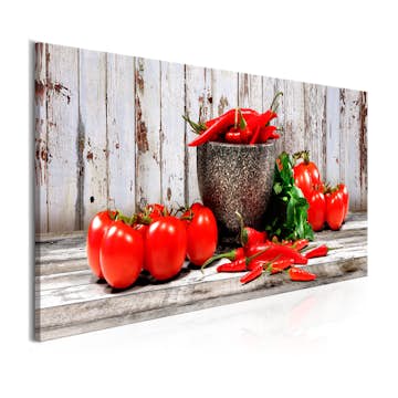 Tavla Arkiio Red Vegetables Wood