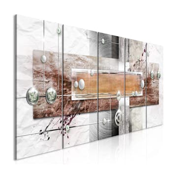 Tavla Arkiio Mysterious Mechanism Narrow Brown 5 delar