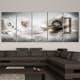 Tavla Arkiio Pearly Mist Narrow 5 delar