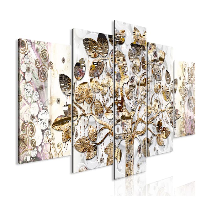 Tavla Arkiio Tree Of Happiness Wide 5 delar 225x100