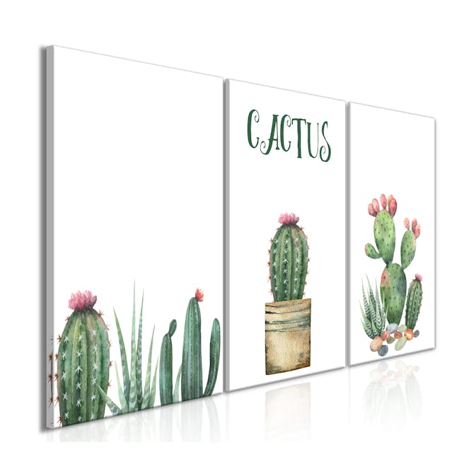 Tavla Arkiio Prickly Flowers 3 delar 120x60