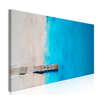 Tavla Arkiio Sea And Wooden Bridge Blue