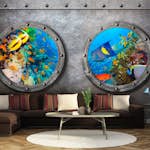 Fototapet Arkiio Självhäftande Window To The Underwater World