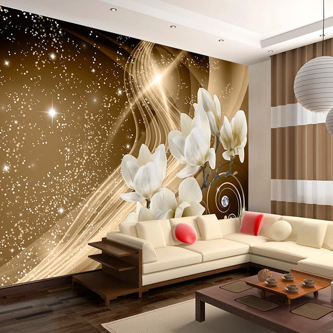 Fototapet Arkiio Självhäftande Golden Milky Way