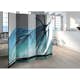 Rumsavdelare Skärmvägg Arkiio Turquoise Feather II 225x172 cm