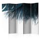 Rumsavdelare Skärmvägg Arkiio Dark Blue Feather II 225x172 cm