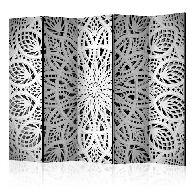 Rumsavdelare Skärmvägg Arkiio White Mandala II 225x172 cm