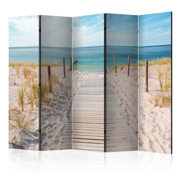 Rumsavdelare Skärmvägg Arkiio Holiday at the Seaside II Flerfärgad 225x172 cm