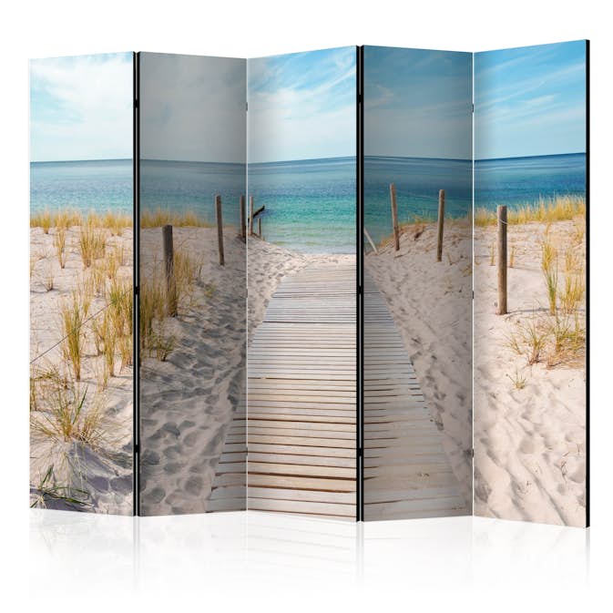 Rumsavdelare Skärmvägg Arkiio Holiday at the Seaside II Flerfärgad 225x172 cm