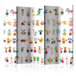 Rumsavdelare Skärmvägg Arkiio Cartoon Pets II 225x172 cm