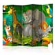 Rumsavdelare Skärmvägg Arkiio Colourful Safari II 225x172 cm
