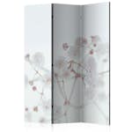 Rumsavdelare Skärmvägg Arkiio White Flowers 135x172 cm