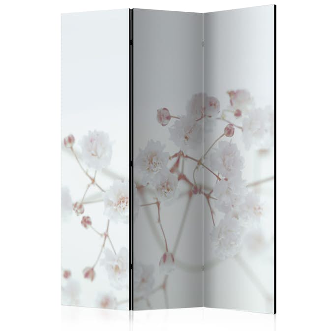 Rumsavdelare Skärmvägg Arkiio White Flowers 135x172 cm