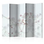 Rumsavdelare Skärmvägg Arkiio White Flowers II 225x172 cm