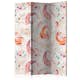 Rumsavdelare Skärmvägg Arkiio Pastel Unicorns 135x172 cm