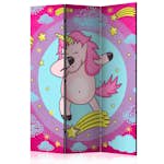 Rumsavdelare Skärmvägg Arkiio Dancing Unicorn 135x172 cm