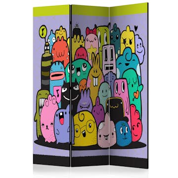 Rumsavdelare Skärmvägg Arkiio Monsters From 3rd C Grade 135x172 cm